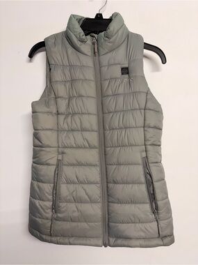Ororo Light Gray Quilted Puffer Heated Lumbar Vest